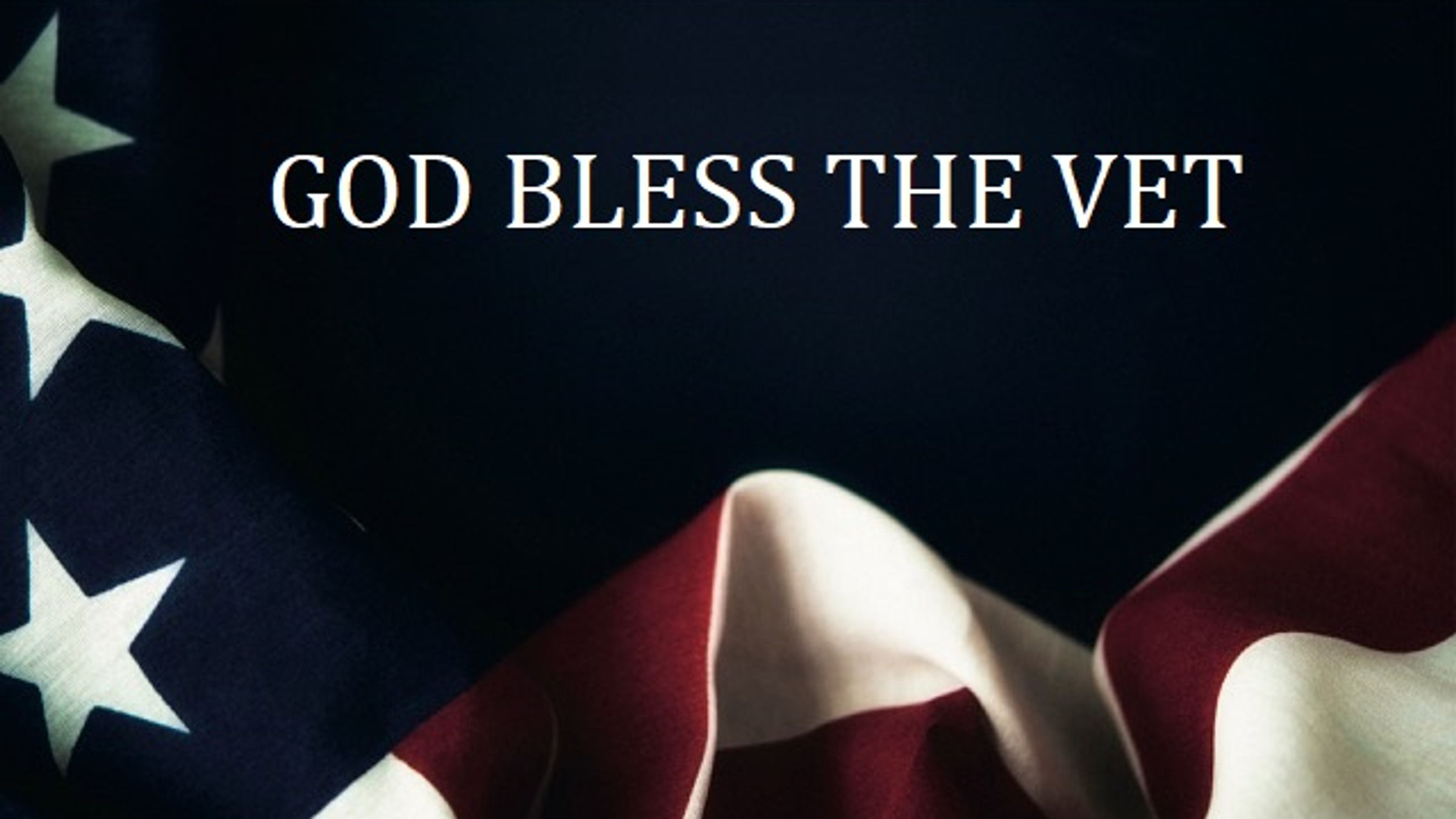 GOD BLESS THE VET